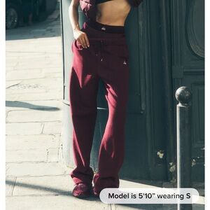 ALO Yoga Accolade Straight Leg Sweatpant, Burgundy